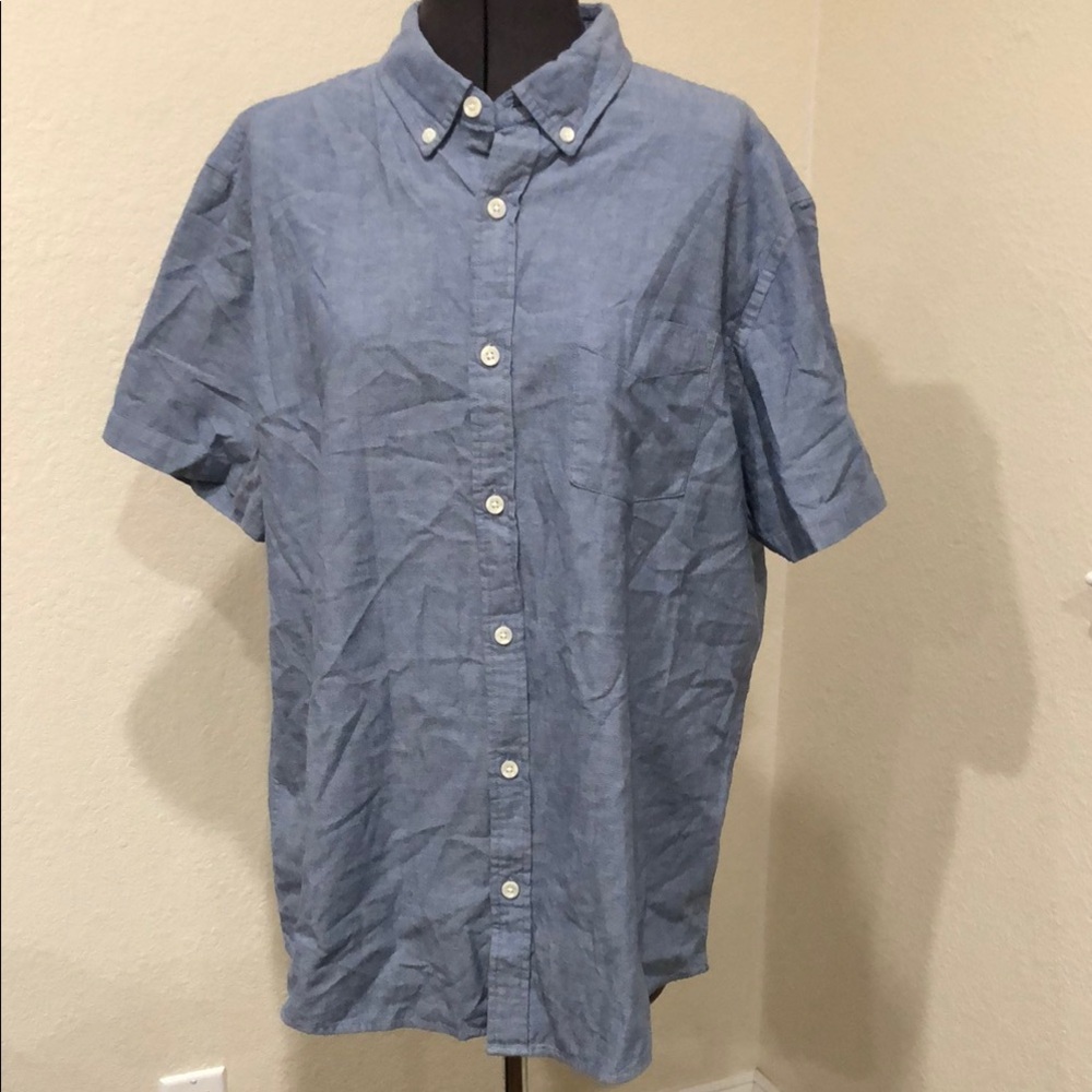 Urban Pipeline Men's Blue Button-Up Shirt